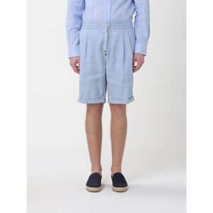 Brunello Cucinelli Shorts Men Gnawed Blue